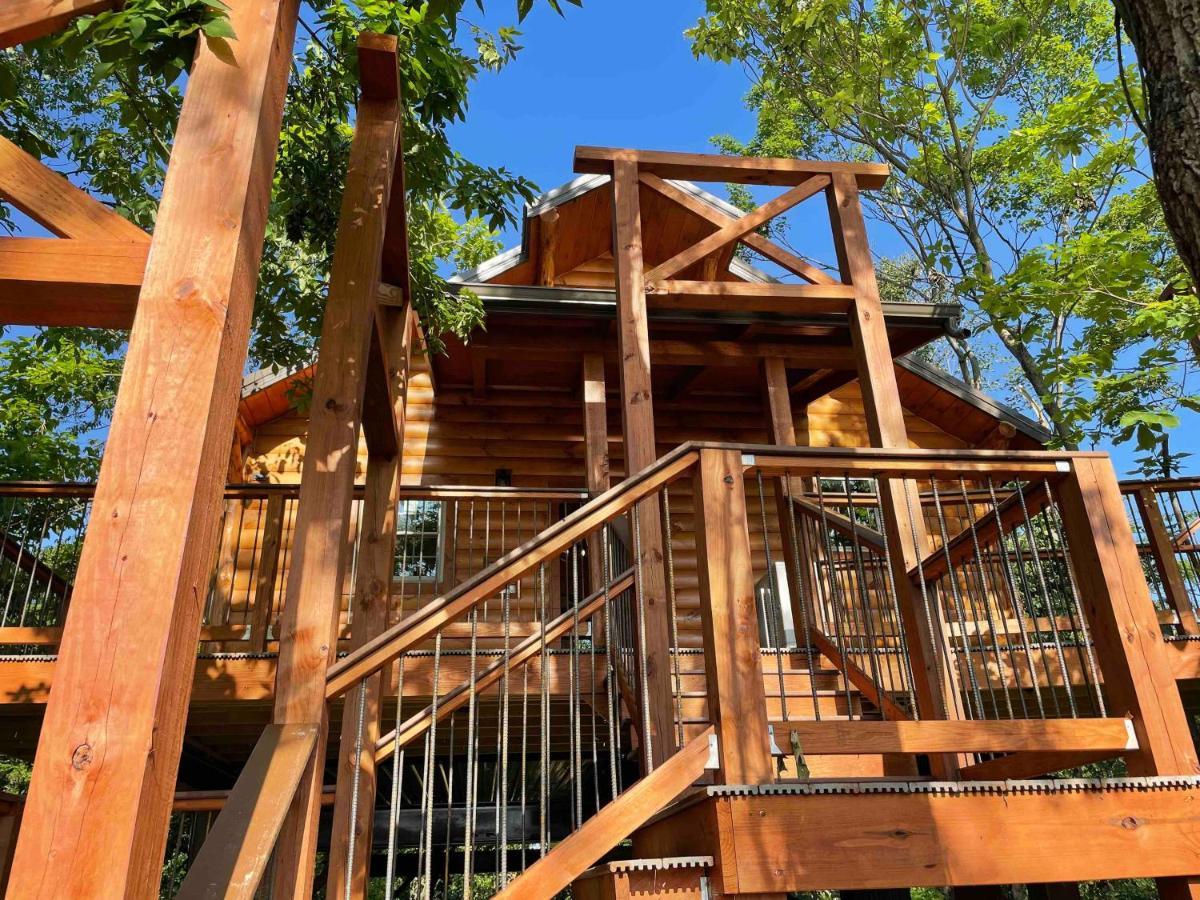 Cricket Hill Treehouse By Amish Country Lodging Millersburg Eksteriør billede